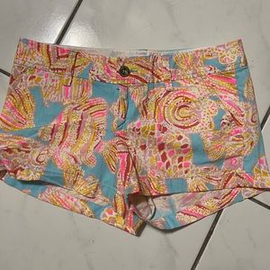 LILLY PULITZER Women's WALSH Shorts - Size 6 VIBRANT!